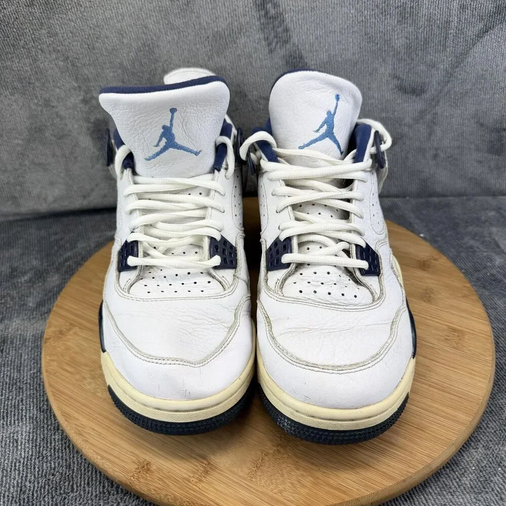 Jordan Air Jordan 4 Shoes Mens Size 11 White Mid Top Sneakers 314254-107